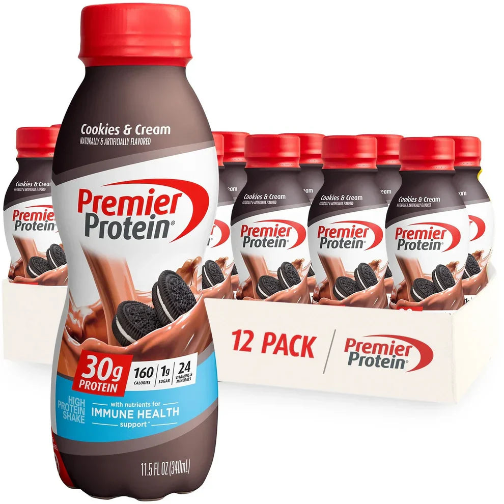 Premier Protein Shake: 30g Protein, 1g Sugar, 12-Pack