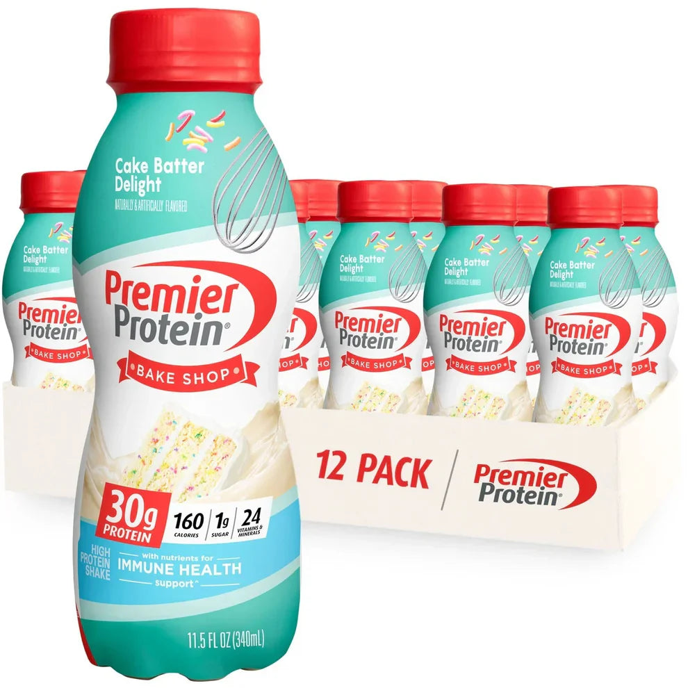 Premier Protein Shake: 30g Protein, 1g Sugar, 12-Pack