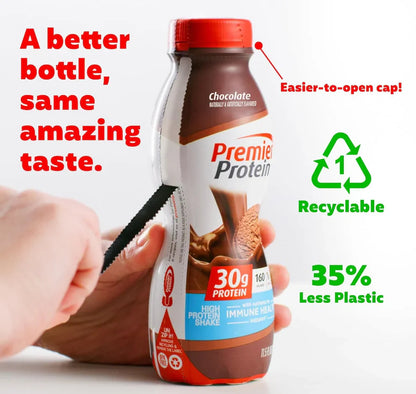 Premier Protein Shake: 30g Protein, 1g Sugar, 12-Pack