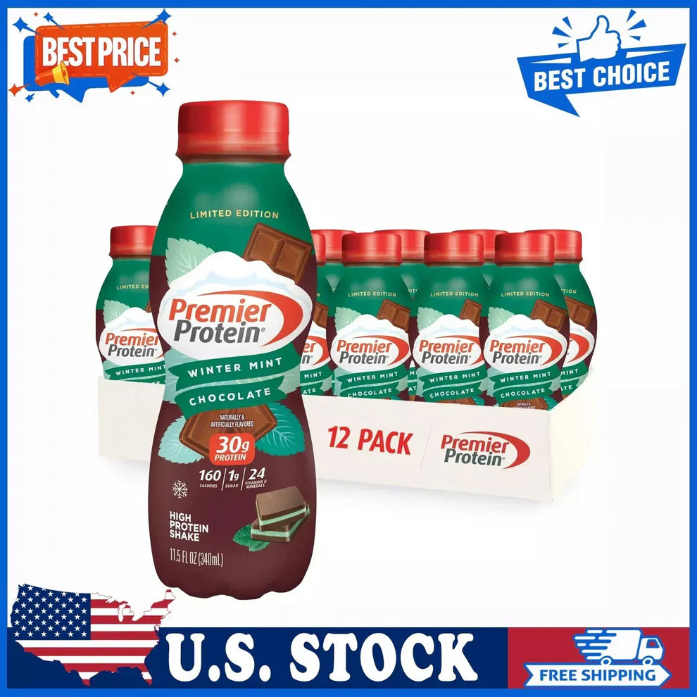 Premier Protein Shake: 30g Protein, 1g Sugar, 12-Pack